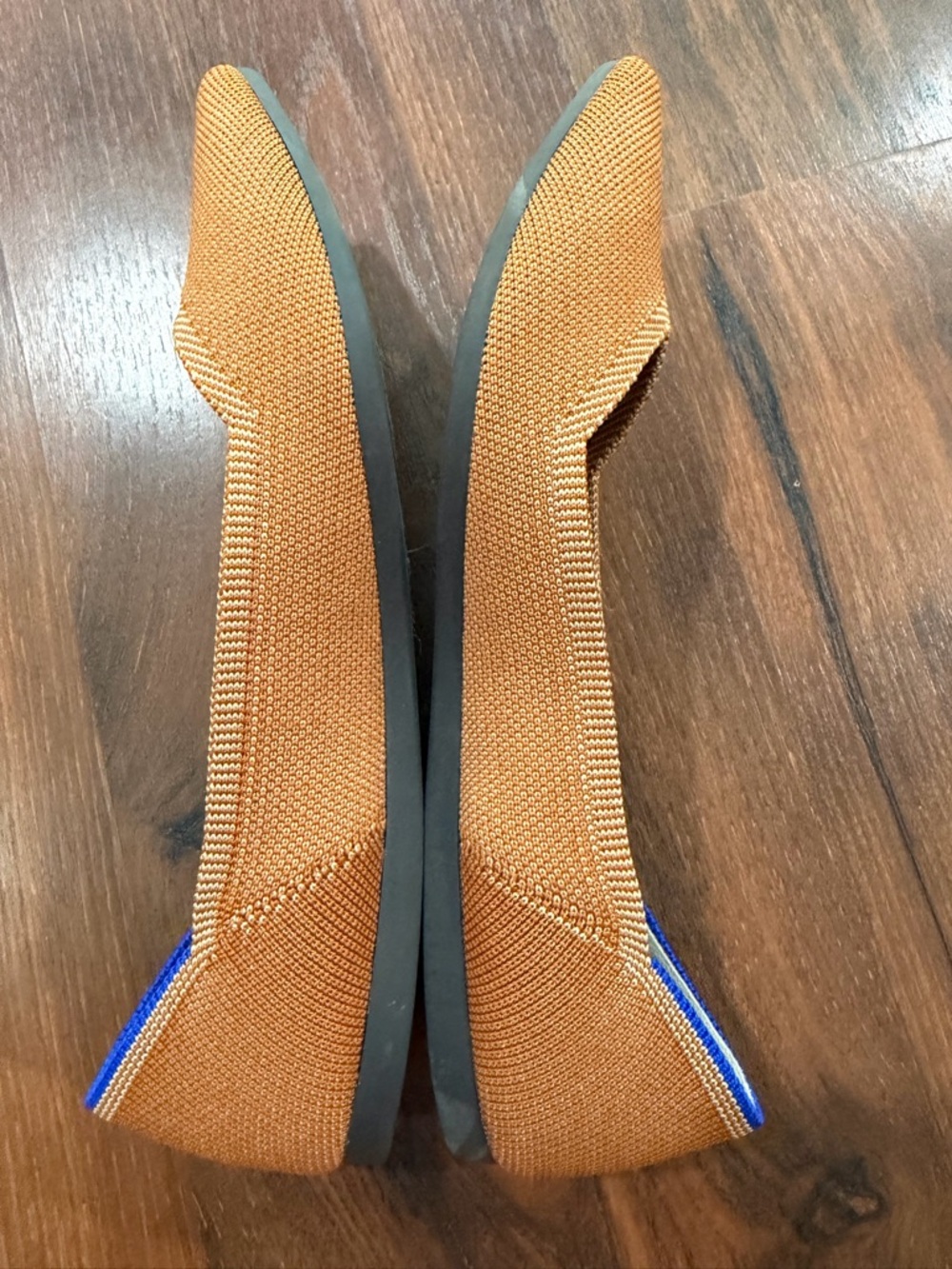 Rothy's Ballet Flats The Point Amber Textile Womens Size 8 Comfort Shoes - Picture 5 of 7
